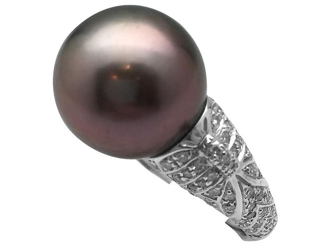 Repossi Ring, Tahiti-Perle und Diamanten. - Ansicht 2