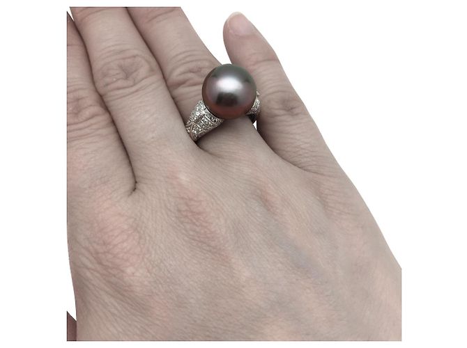 Repossi Ring, Tahiti-Perle und Diamanten. - Ansicht 5