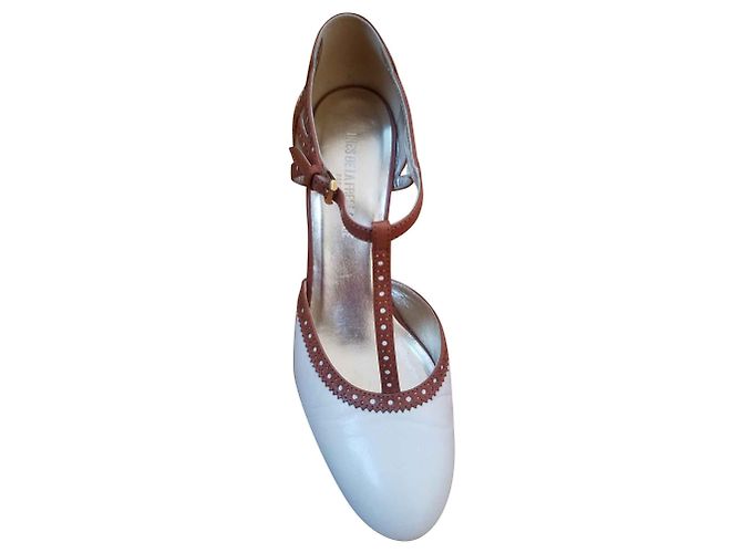 Inès de la Fressange SALAME BEIGE LISERE MARRONE - vista 2