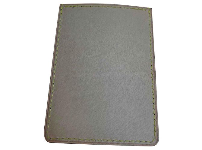 Louis Vuitton NATURAL LEATHER CARD HOLDER Beige - view 2