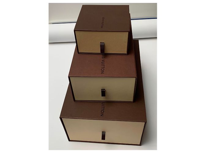 Lot of Louis Vuitton cardboard boxes all sizes Brown - view 3