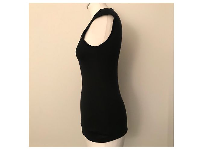 Top in lyocell nero McQ - vista 3