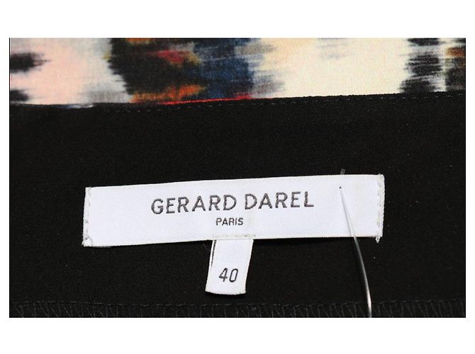 Gerard Darel Kleid aus Baumwolle und Polyester Mehrfarbig Größe L Mehrfarben - Ansicht 3