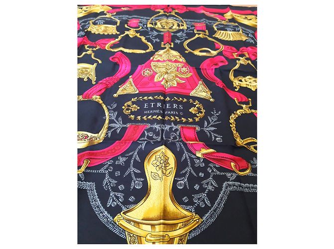 Hermès Los estribos Negro Rosa - vista 3