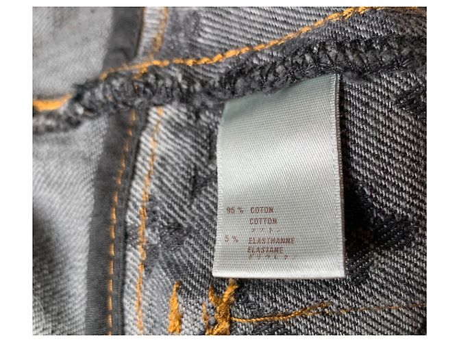 Mini falda de Louis Vuitton Gris Azul oscuro - vista 9