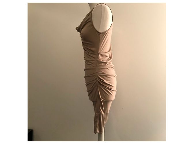 Patrizia Pepe Kleid Sera Satin nude - Ansicht 5