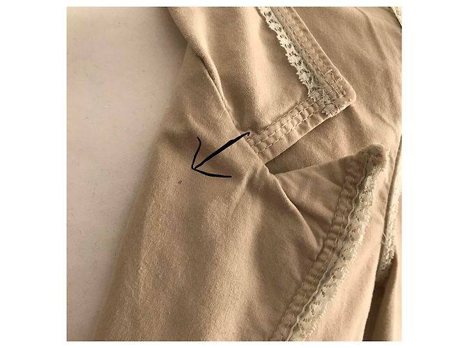 Blazer D&G beige in cotone - vista 6