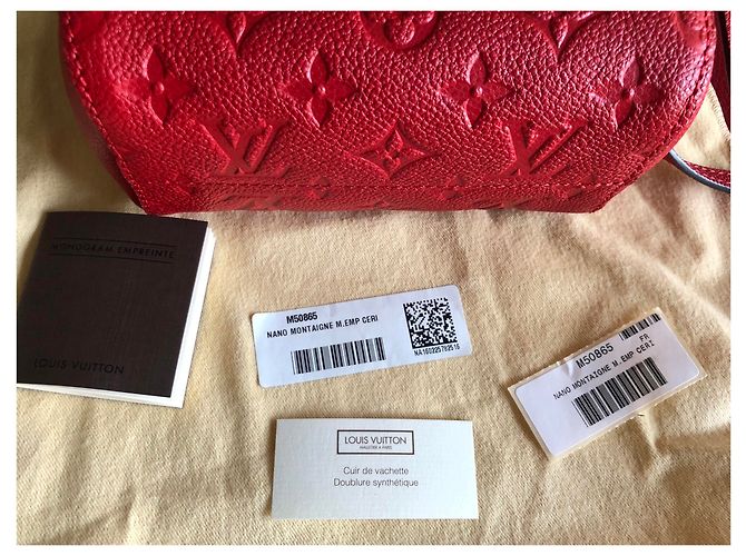 Louis Vuitton Montagne nano Rot - Ansicht 7