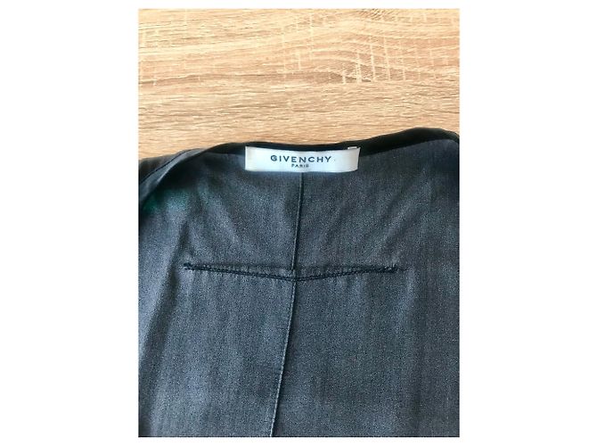 CAMISETA SEDA GIVENCHY BANDERA Negro - vista 2
