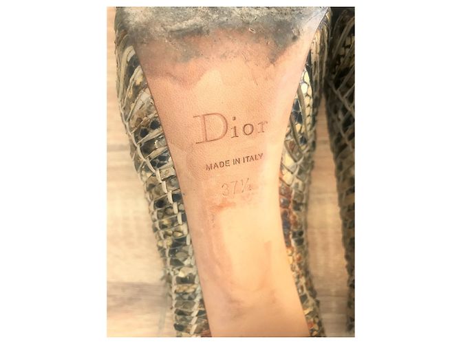 DIOR SKIN PYTHON PUMPS - view 4