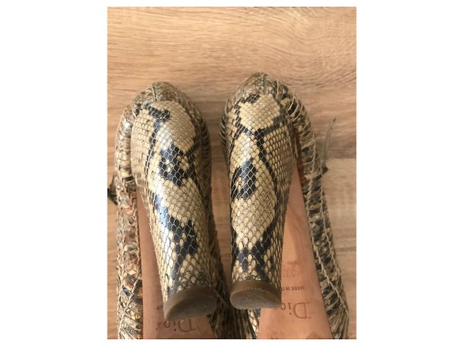 DIOR SKIN PYTHON PUMPS - view 5