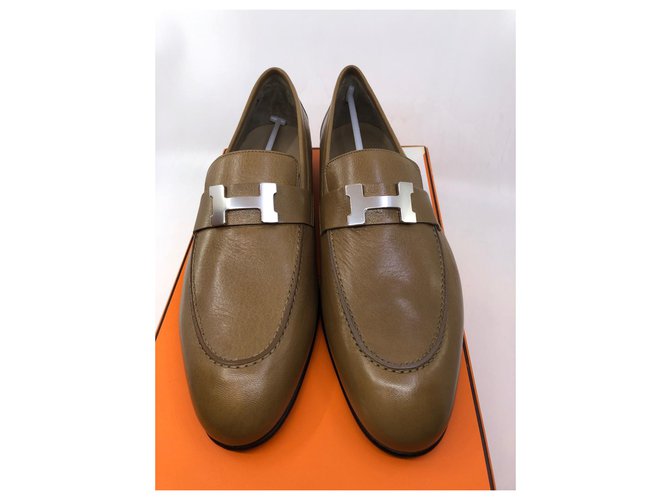 Hermès Mokassin Hellbraun - Ansicht 2