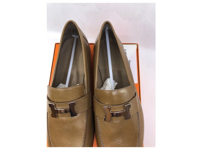 Hermès Mokassin Hellbraun - Ansicht 4