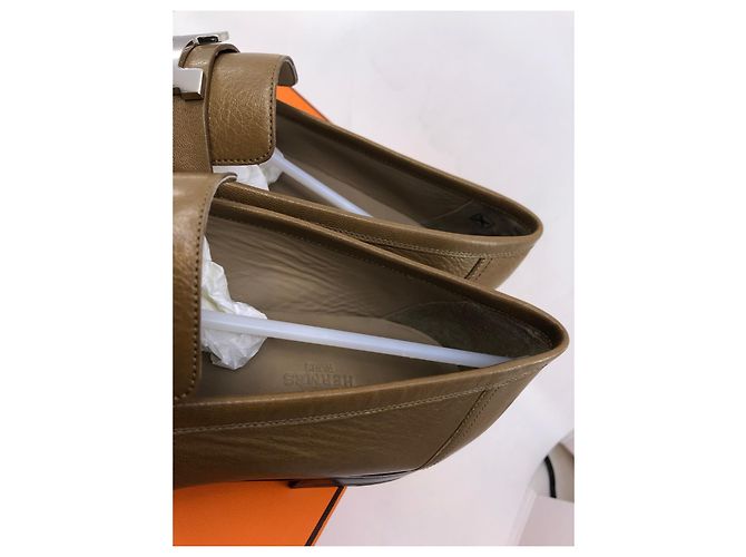 Hermès Mokassin Hellbraun - Ansicht 5