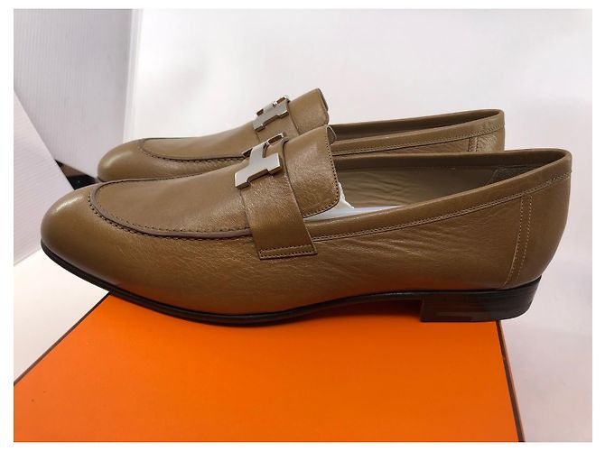 Hermès Mokassin Hellbraun - Ansicht 6