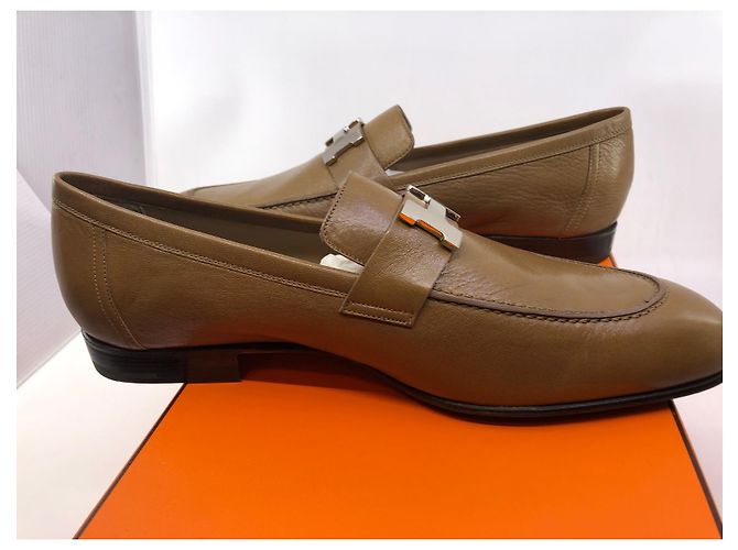 Hermès Mokassin Hellbraun - Ansicht 8