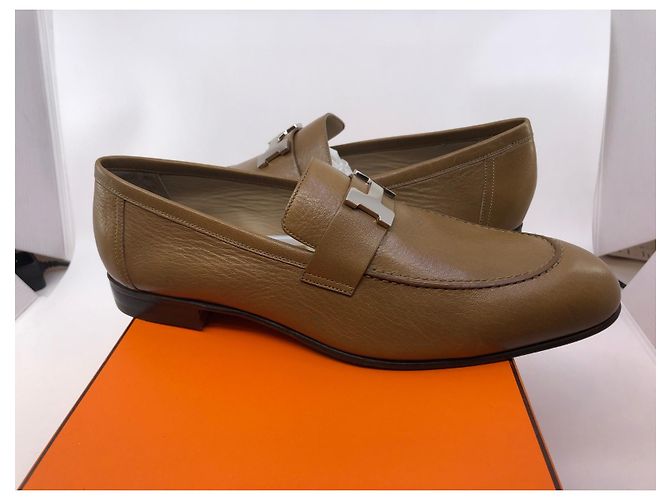 Hermès Mokassin Hellbraun - Ansicht 9