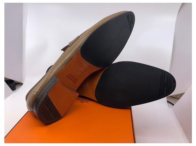 Hermès Mokassin Hellbraun - Ansicht 10