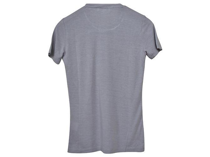 Céline Graues Vicose & Cashmere Top T-Shirt Größe S SMALL - Ansicht 2