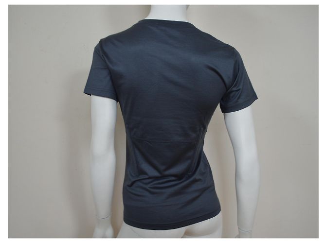 Céline Camiseta de algodón gris oscuro, talla S SMALL Gris antracita - vista 8
