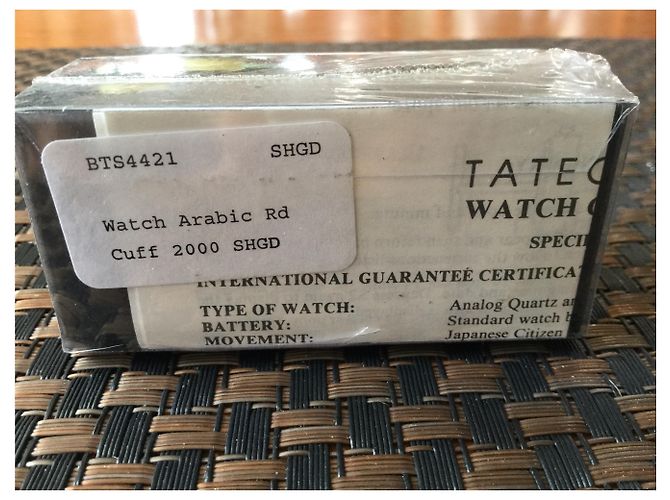 Autre Marque Tateossian Arabic Rd Watch Cufflinks Gold-plated Golden - view 6