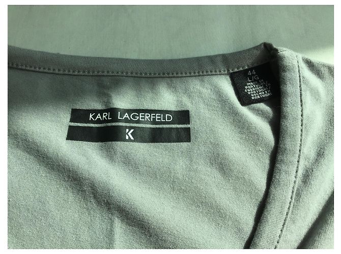 Camiseta sin mangas Karl Lagerfeld de algodón gris Talla L - vista 4