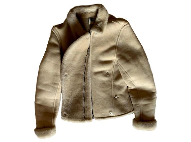 Hermès Shearling jacket Eggshell - view 2