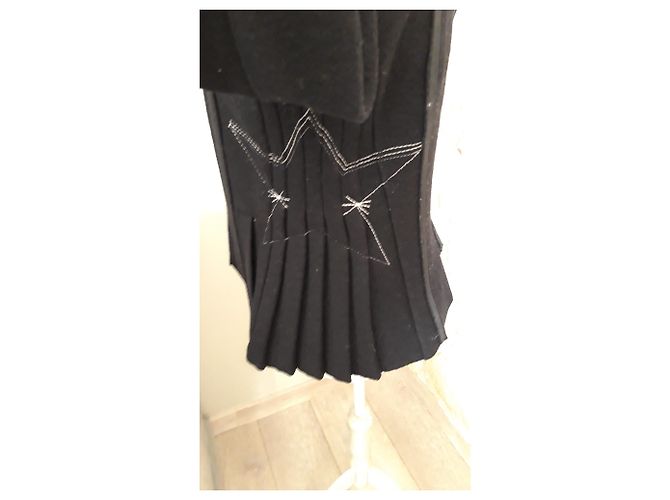 Chaqueta Marithé et François Girbaud de lana hervida negra Negro - vista 3