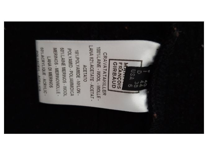 Chaqueta Marithé et François Girbaud de lana hervida negra Negro - vista 5