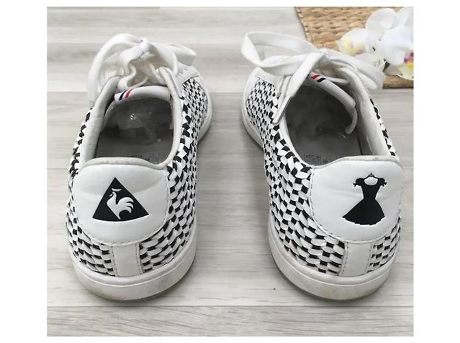 Le coq sportif scarpe da ginnastica Nero Bianco - vista 4