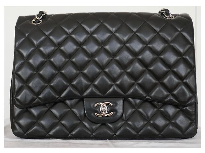 Timeless borsa chanel senza tempo jumbo nero - vista 4