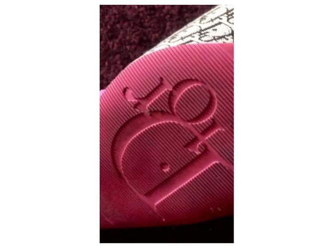Décolleté Christian Dior in pelle fucsia 38 - vista 5