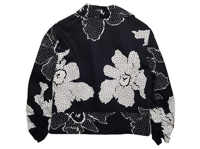 Autre Marque Joseph Ribkoff Polka Dot Blazer Schwarz Weiß - Ansicht 2