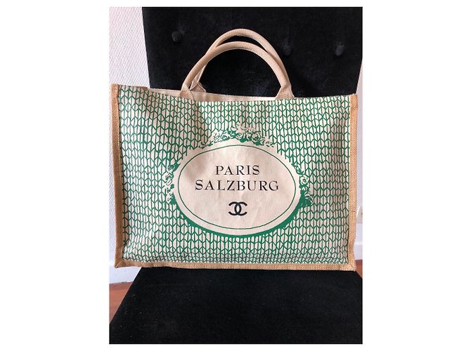 Chanel Handtaschen Schwarz Grün Roh - Ansicht 7