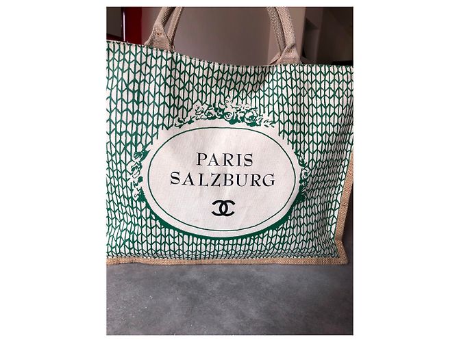 Chanel Handtaschen Schwarz Grün Roh - Ansicht 8