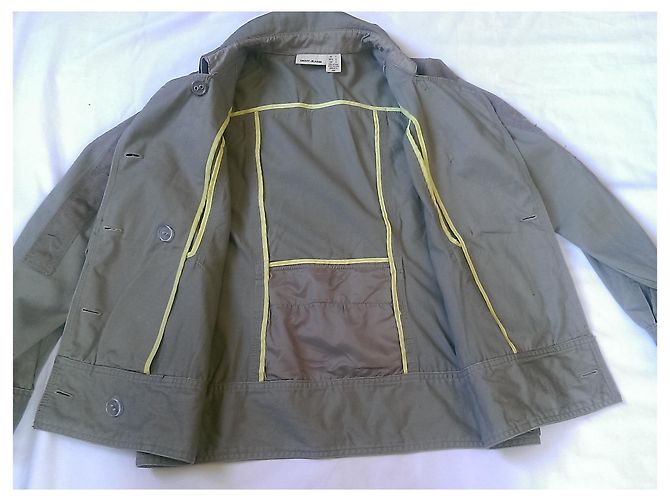 Chaqueta de algodón caqui Dkny - vista 5