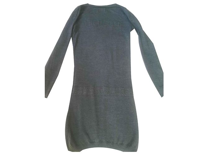 Zadig & Voltaire Strickkleid aus Merinowolle Blau - Ansicht 2