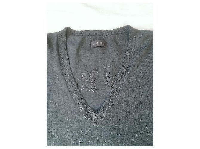 Zadig & Voltaire Strickkleid aus Merinowolle Blau - Ansicht 3