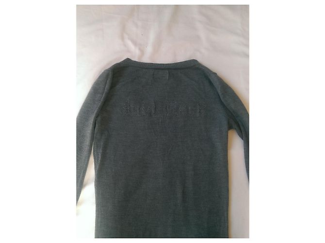 Zadig & Voltaire Strickkleid aus Merinowolle Blau - Ansicht 4