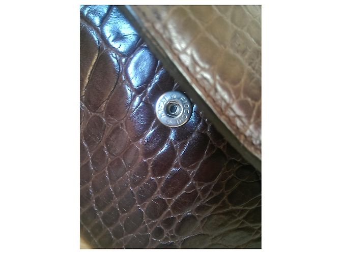 Furla Mini Schultertasche oder Clutch aus Leder Braun - Ansicht 4