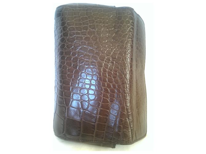 Furla Mini Schultertasche oder Clutch aus Leder Braun - Ansicht 8