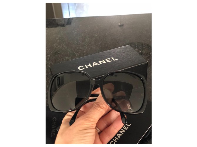 Chanel Gafas de sol Negro - vista 9
