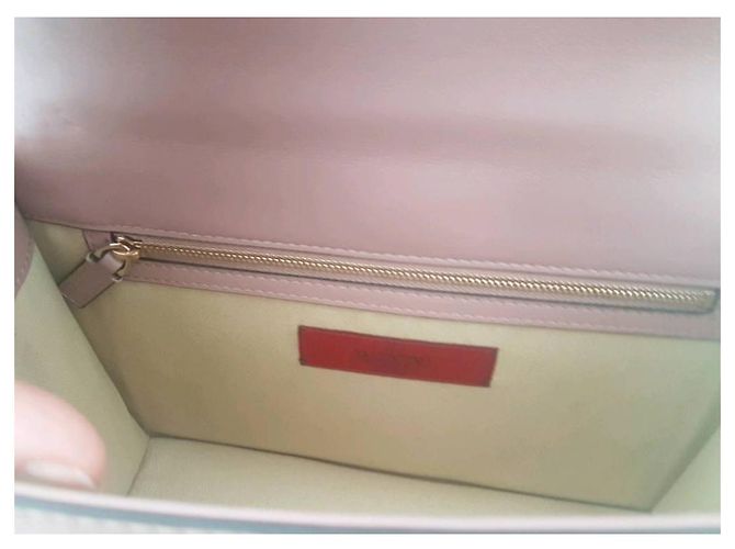 Valentine Gauthier Valentino Garavani Borsa Rockstud Glam Lock Pelle Rosa - vista 4