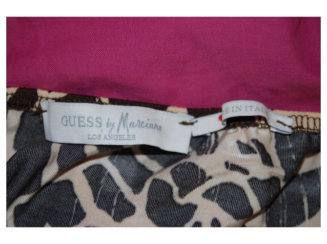 Vestido Guess by Marciano con Strass Marrón Castaño - vista 8