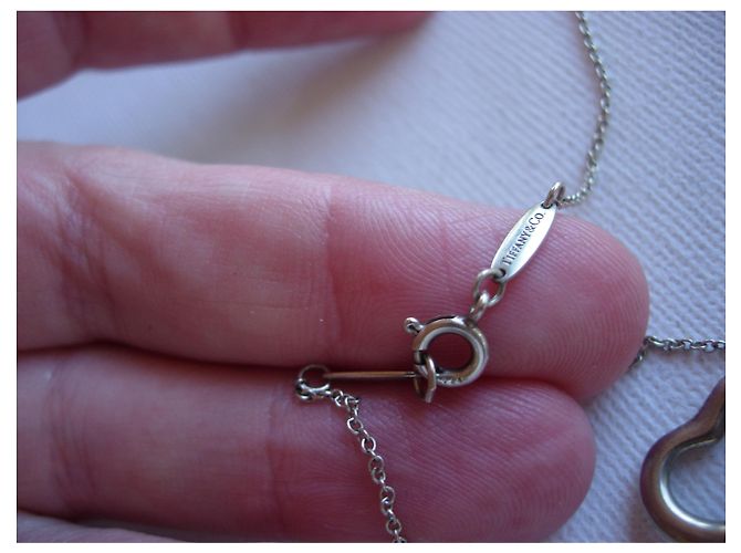Tiffany & Co Pendente Open Heart di Elsa Peretti in argento e oro D'oro - vista 5