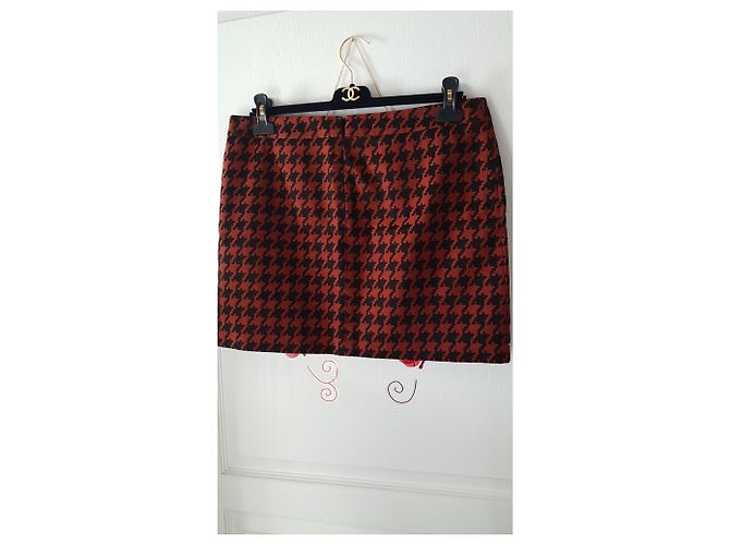Stella Mc Cartney Mini falda polla pies Negro Roja - vista 3