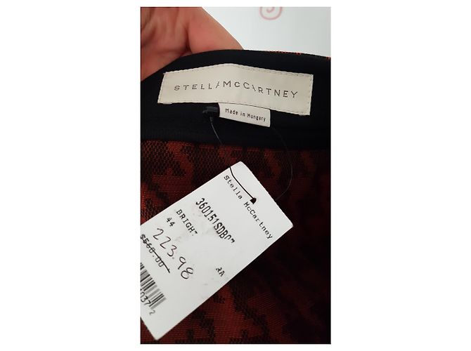 Stella Mc Cartney Mini falda polla pies Negro Roja - vista 4