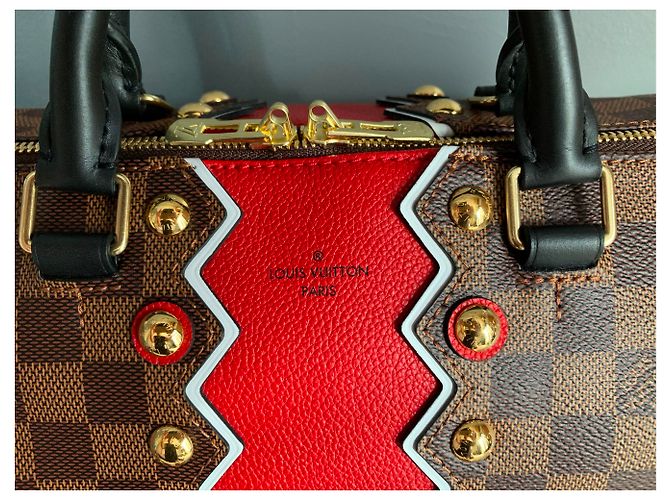 Speedy Sac Louis Vuitton veloce 30 Collezione Karakoram Marrone - vista 3
