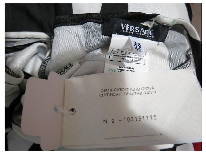 Gonna VERSACE26/40 è 38 nuova etichetta 100% viscosa Multicolore - vista 4