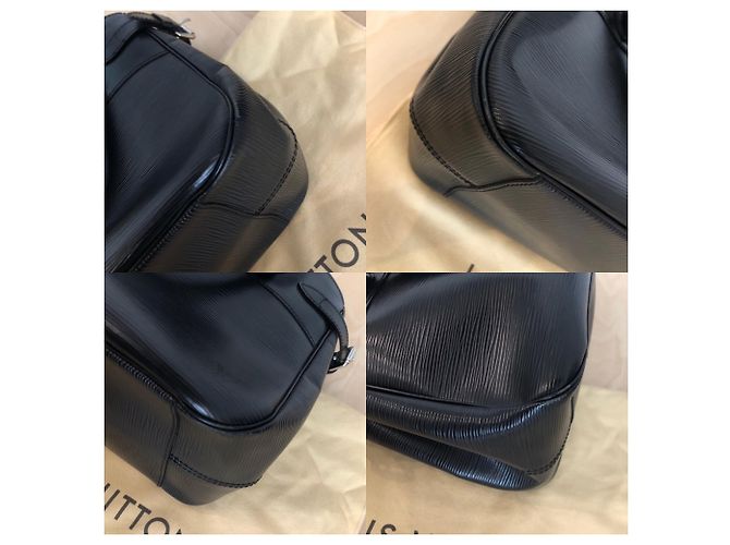 Louis Vuitton Passy PM Epi Leather Handbag Black - view 5